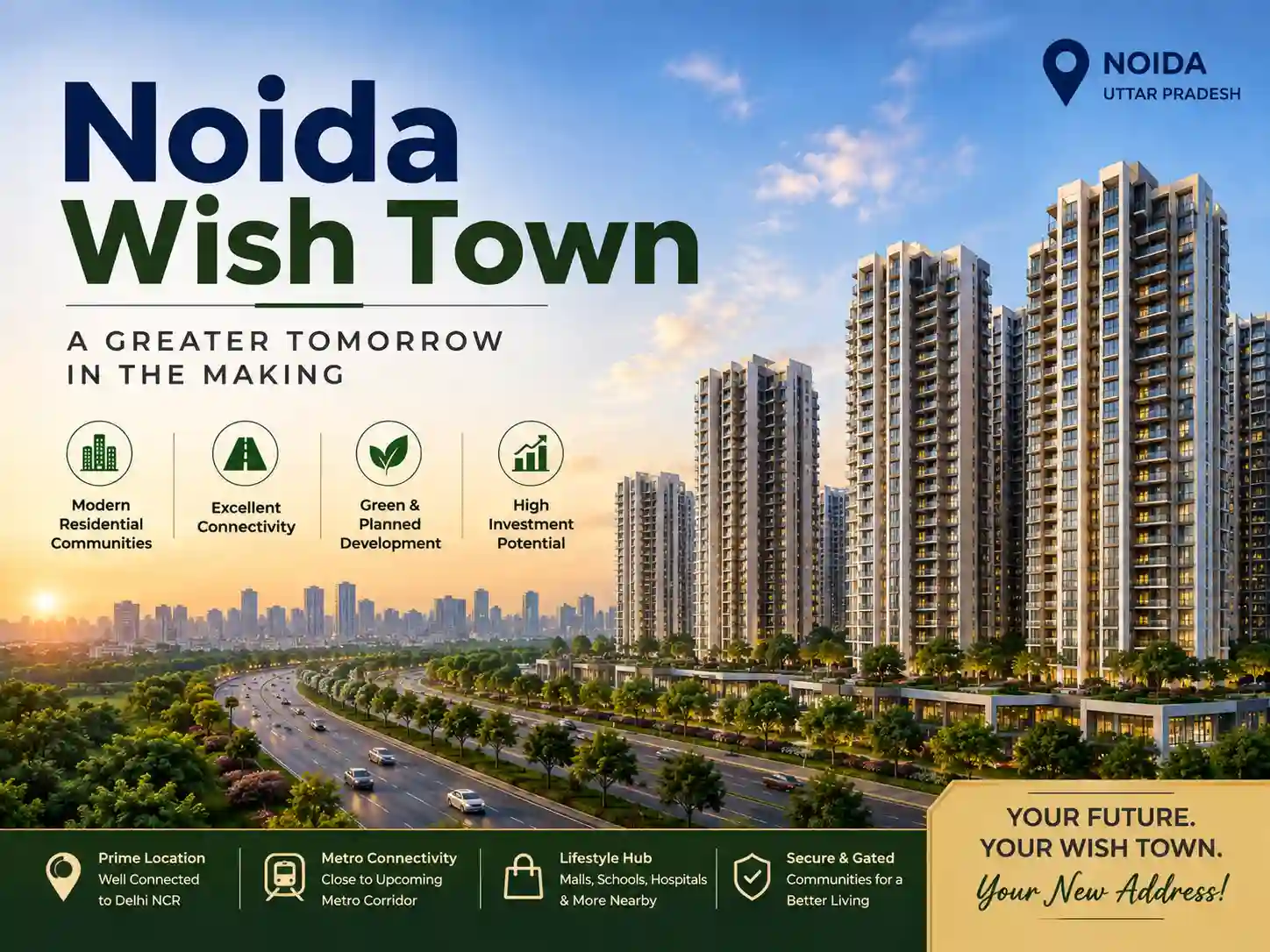 Noida Wish Town - Integrated Township in Noida Sectors 128-134