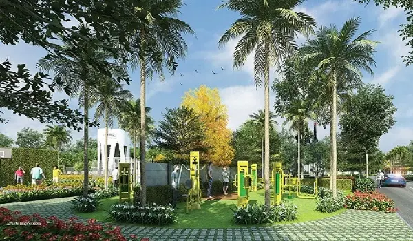 Outdoor Amenities Suraksha Group Wish Town - Outdoor Gym and Parks